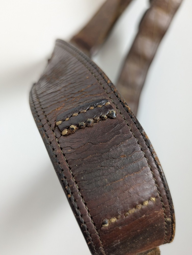Vintage Leather Shotgun Shell Ammo Belt 11 Loop 58” ROG S
