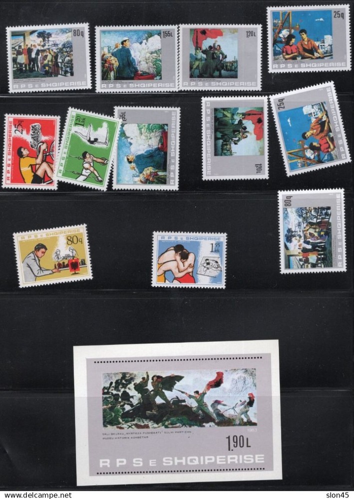 Albania 1983 Conplete sets MNH 17006