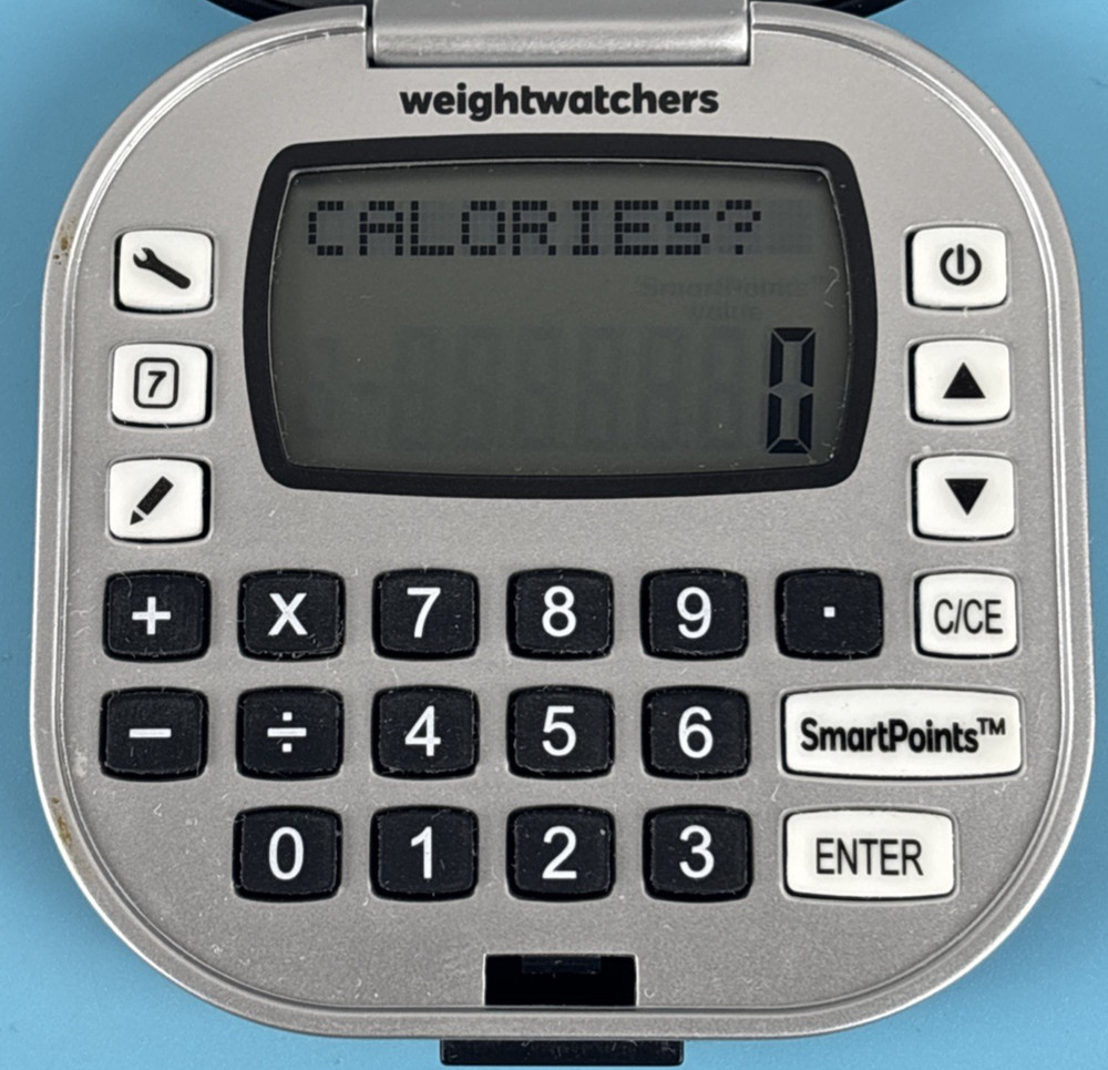 Weight Watchers Points Plus Calculator Daily Weekly Tracker; Bigger Button!