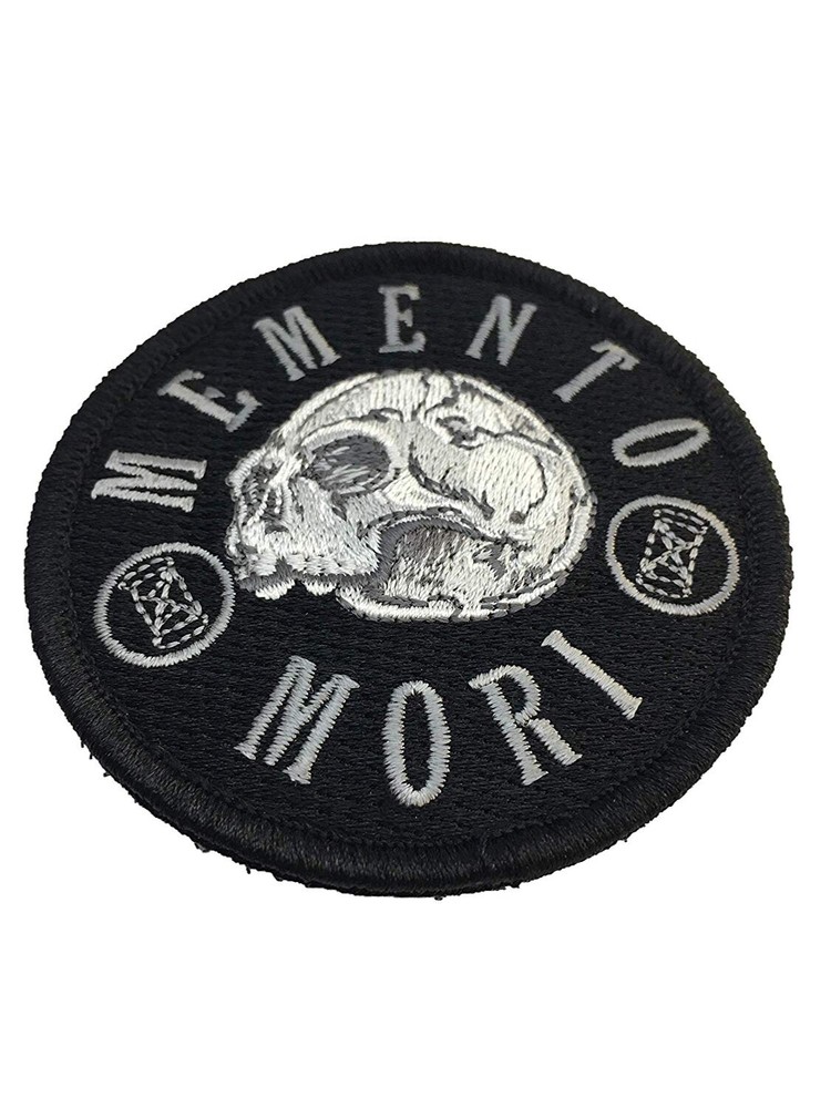 Memento Mori - Embroidered Morale Patch - SWAT