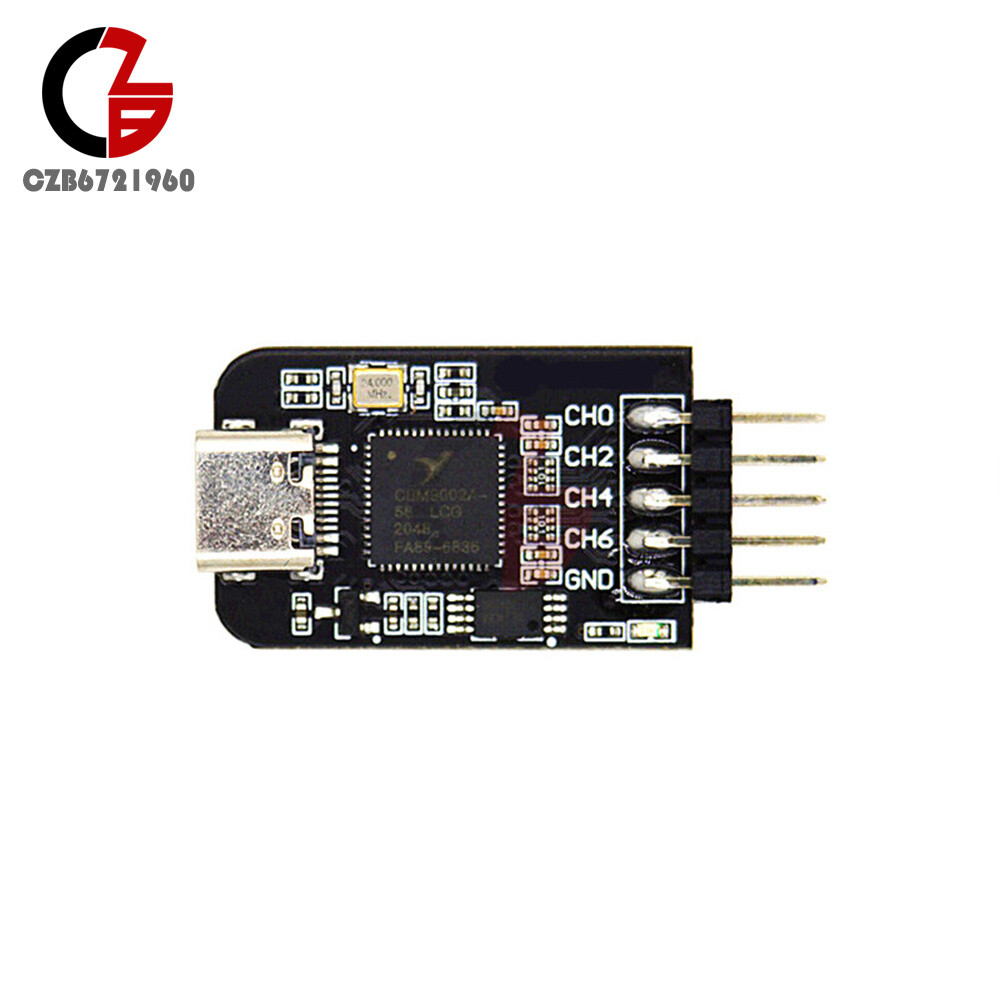 Mini Logic Analyzer Type C MCU Arm FPGA Debugging Tool 24m Sampling 8-Channels