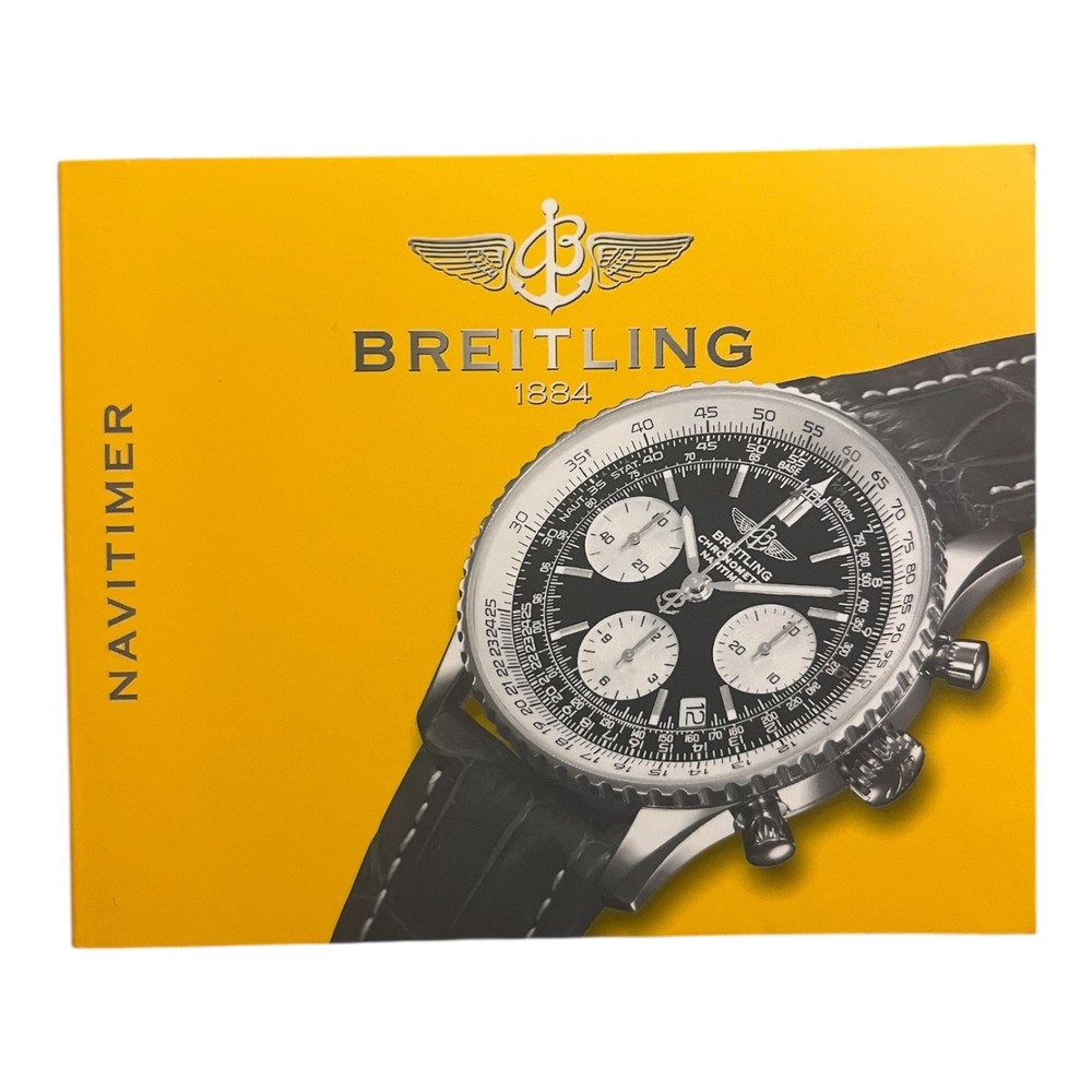 Breitling Navitimer Instructions Booklet