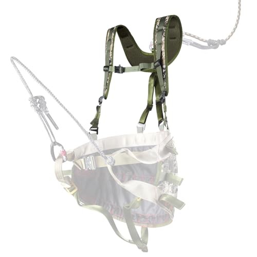 Tree Saddle Suspenders, Modular Yoke Support System with Universal Molle Kit,