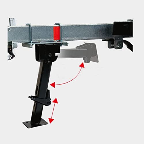Telescoping Folding Trailer Stabilizer Jacks, Adjustment Swing Down Jack 11.5