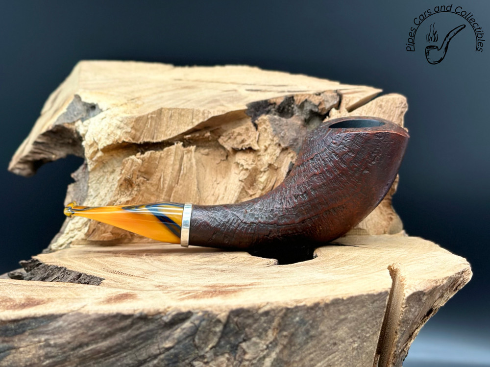 Thomas Martin Sandblasted Freehand Smoking Pipe