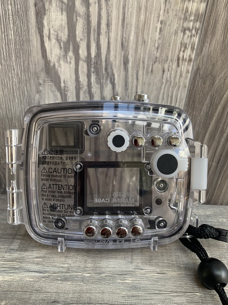 Minolta Camera Marine Waterproof Case MC-DG200 Pre Owned