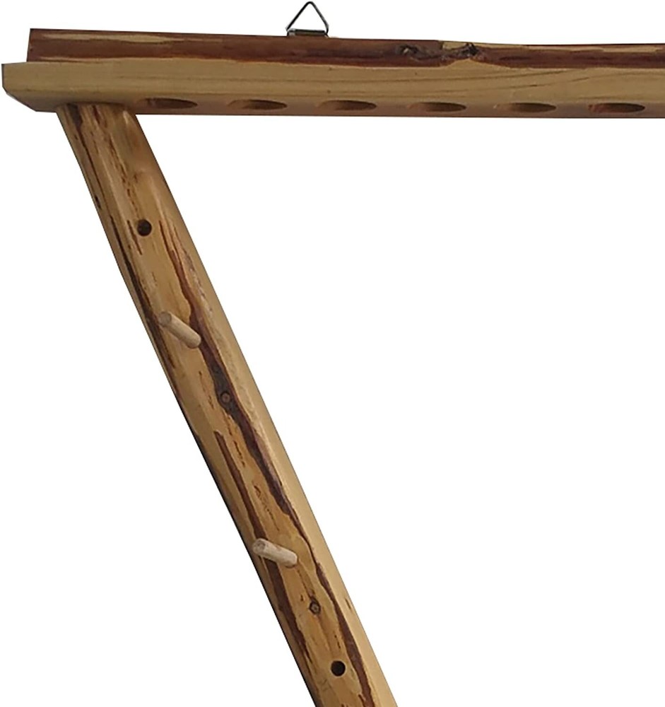 Compound Bow Rack Arrow Wall Mounting Storage Holder Rustic Look Cabin Display