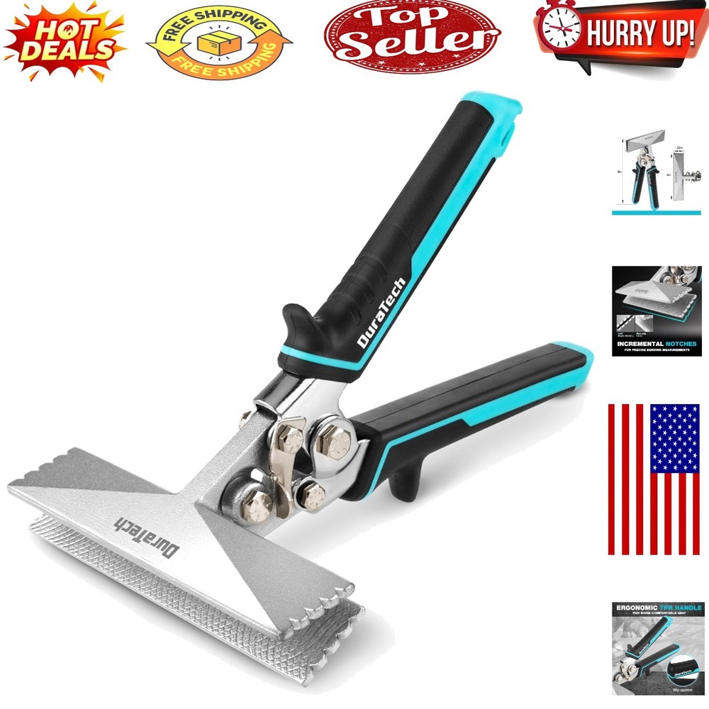 6-Inch Precision Sheet Metal Bender with Ergonomic Handle