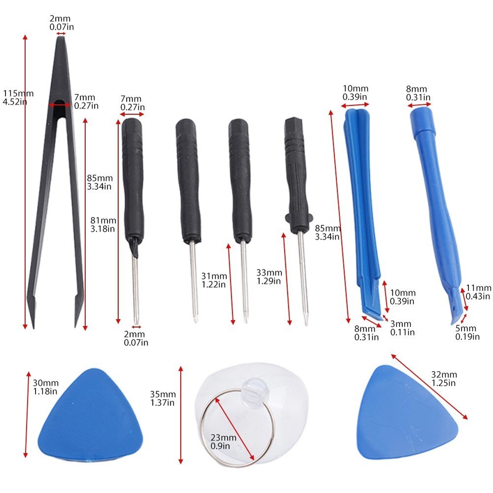 Disassemble Tool Kit Repairing Tools ABS Tweezers Computer Maintenance