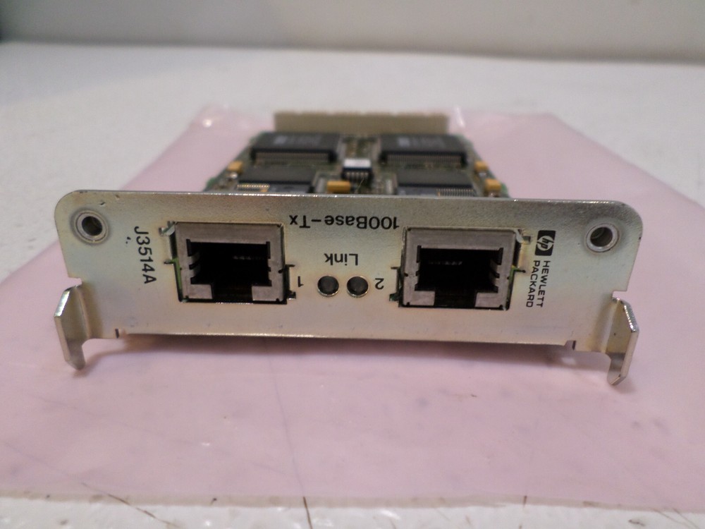 HP J3514A Dual Port 100 Base TX Interface Card