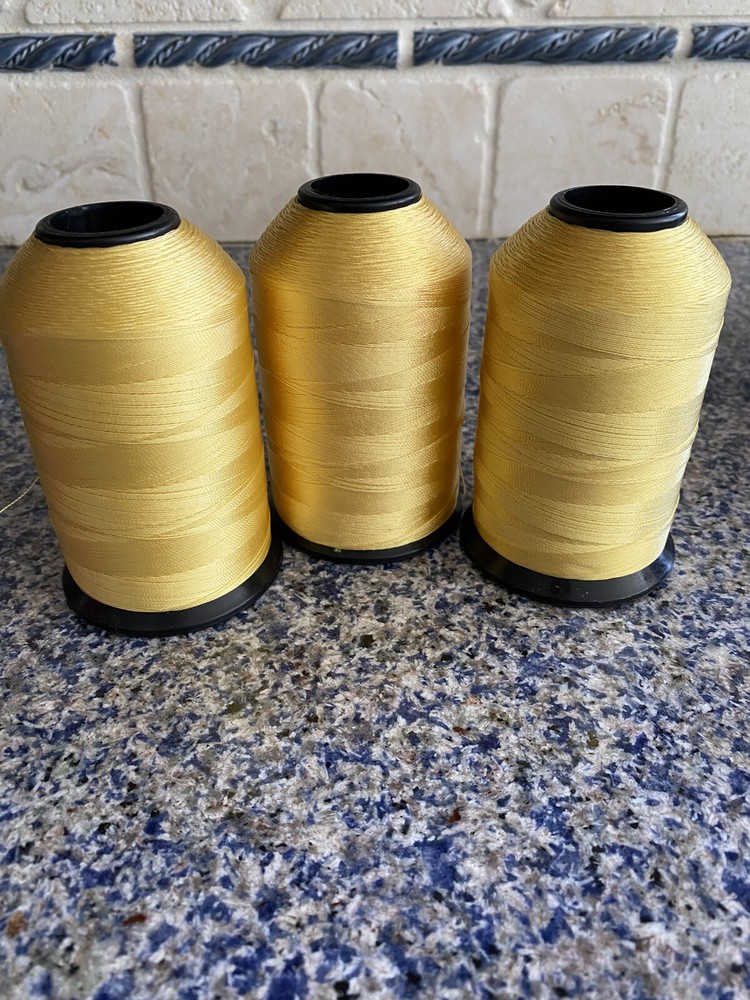 HOLLAND THREAD CO. Rod Wrapping Nylon Thread Spools Assorted Colors 1500 Yards