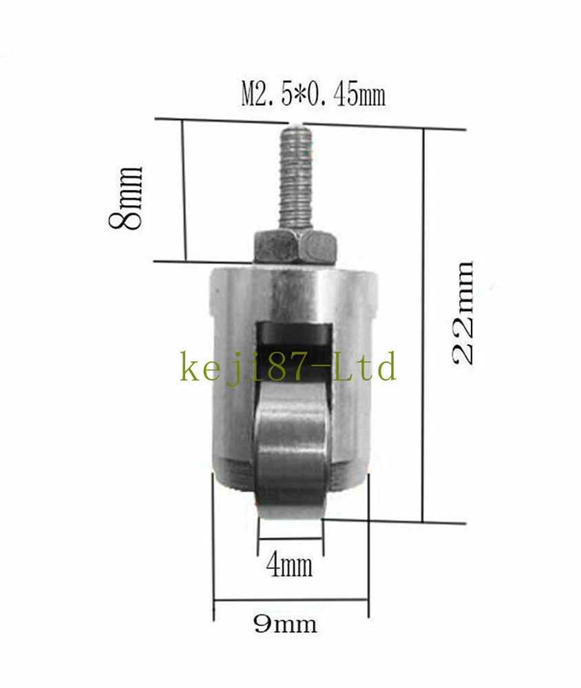 Bearing Wheel Roller Contact Point For Dial Indicators Roller Point M2.5 Thread