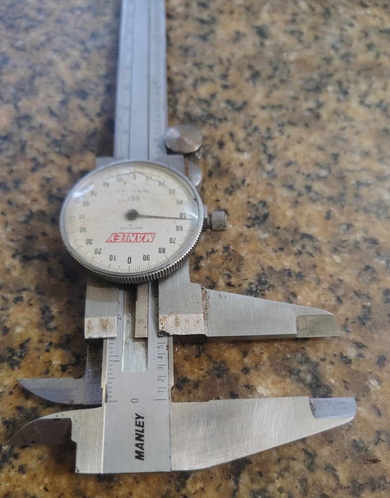 🗽VINTAGE MANLEY 6" DIAL CALIPER