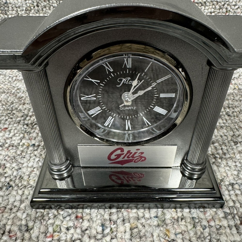 Montana Griz Marco Quartz Clock With Alarm