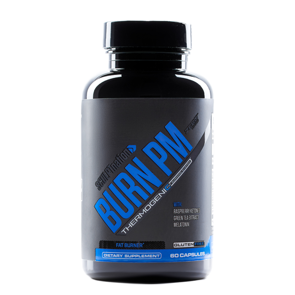 Burn Evolved + Burn Pm + Turmeric Black FAT LOSS STACK Weight Sculptnation Set