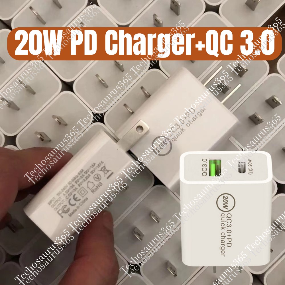 Wholesale Bulk 20W Fast Charger Cube USB C Power Adapter For iPhone iPad Android