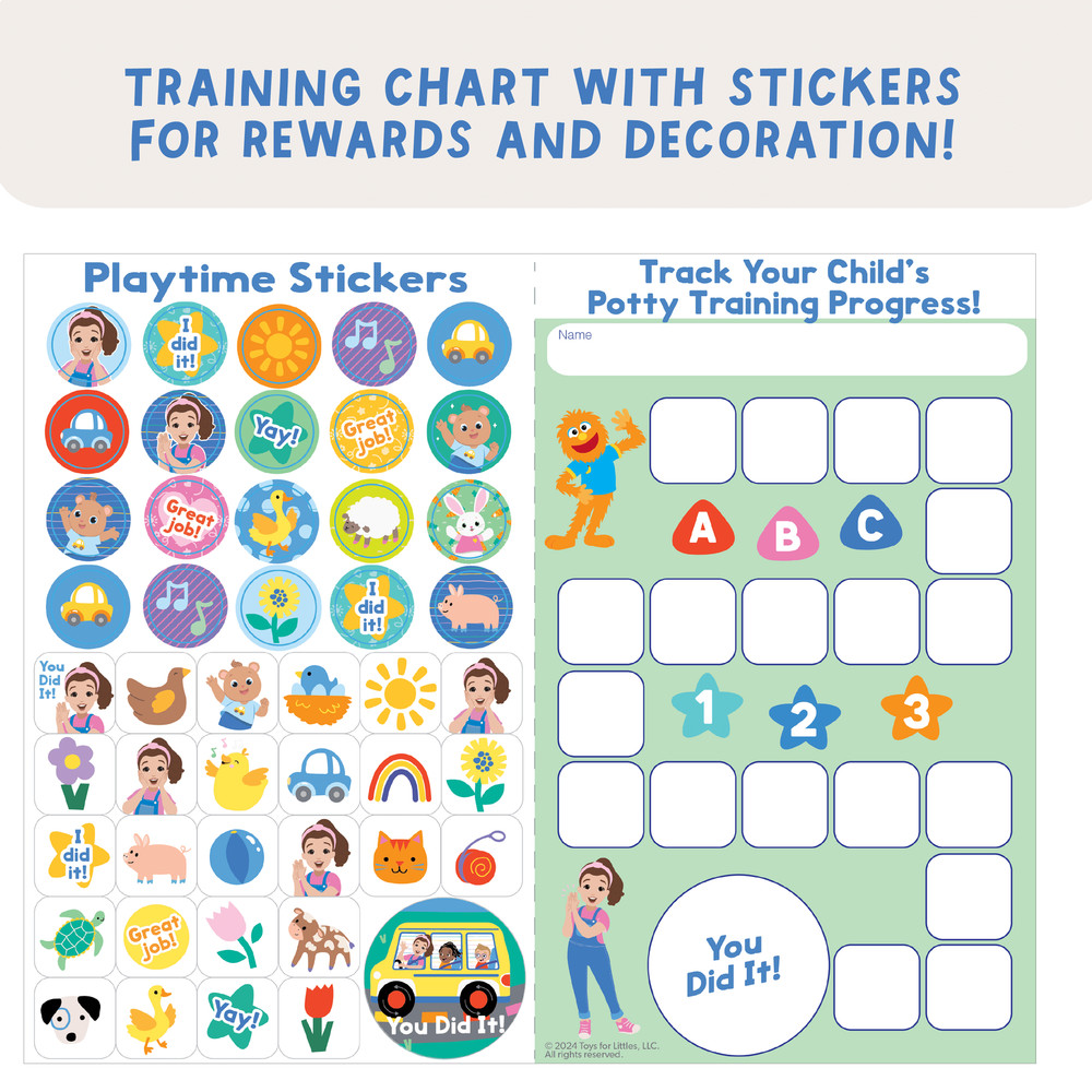Ms. Rachel Playtime Potty Trainer System