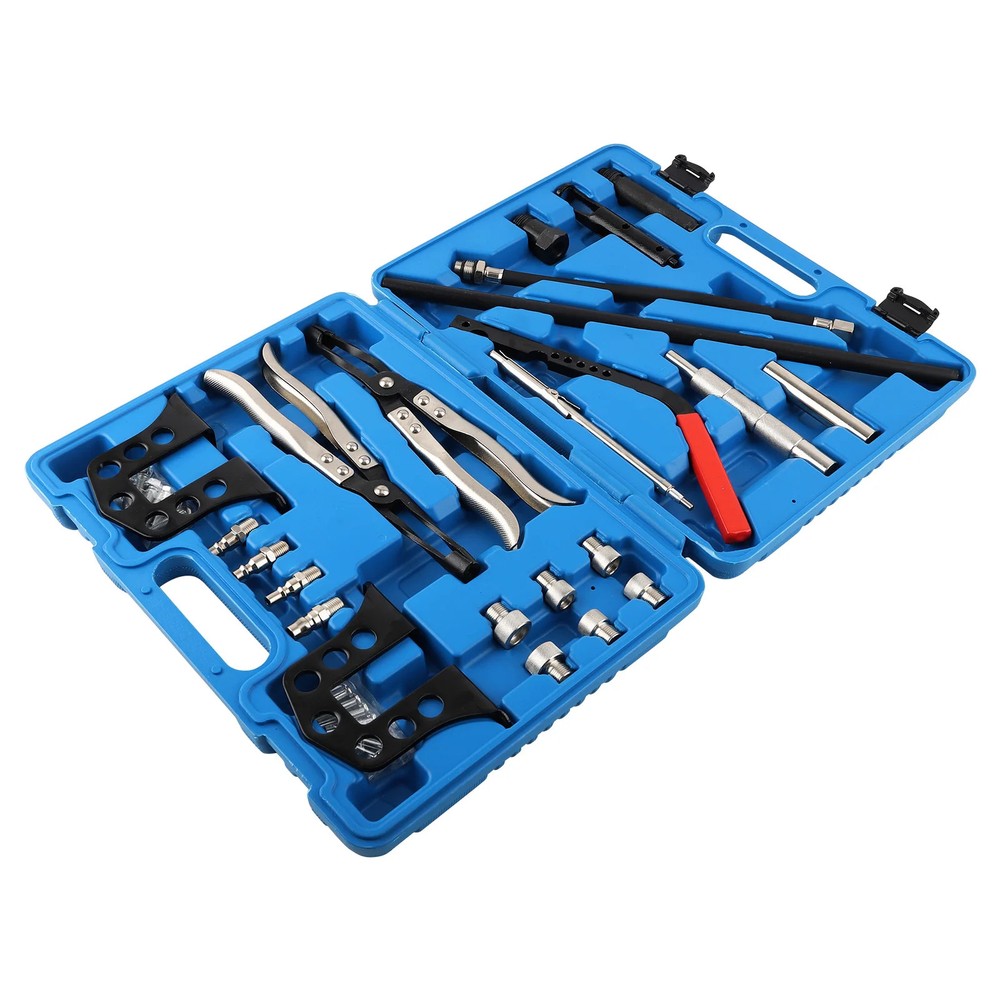 Cylinder Head Service Valve Spring Compressor Remover OHV OHC Engine Repair Set