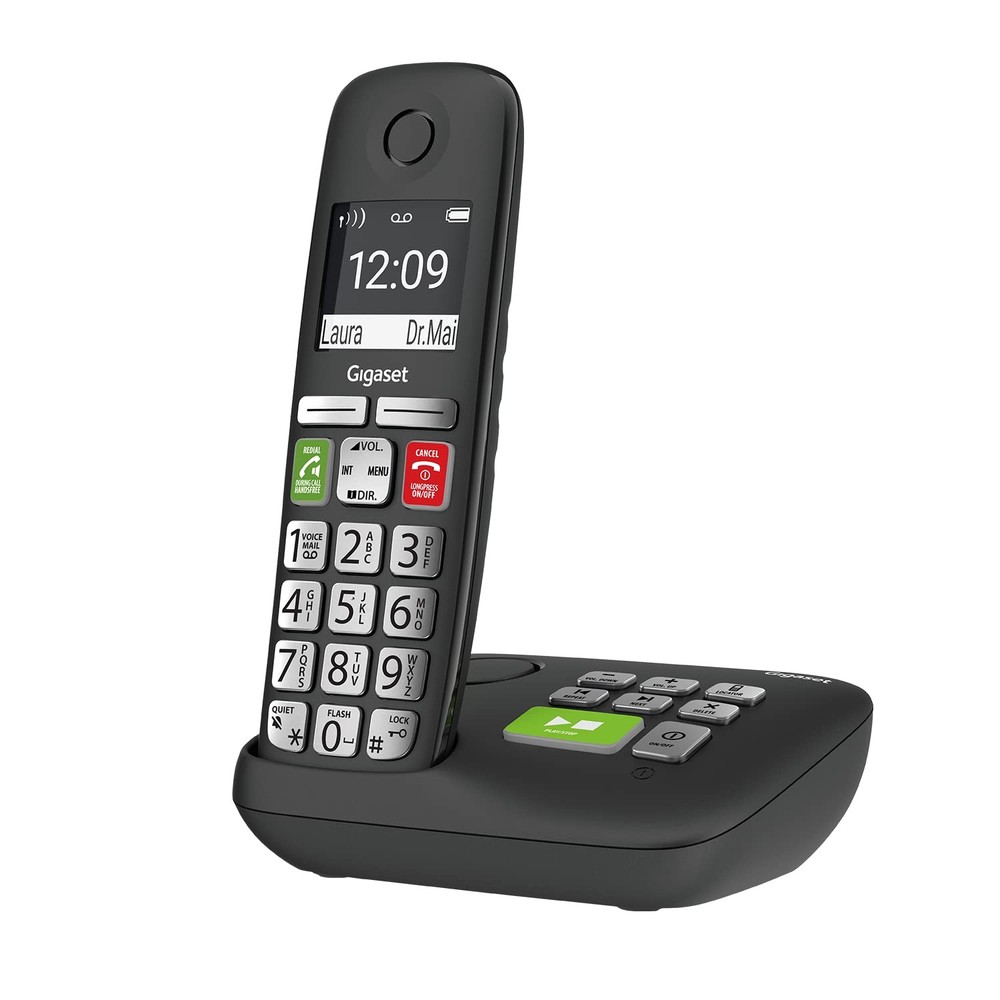 E295A – Cordless Big Button – Made in Germany – Big 2” Display – Extra Large ...