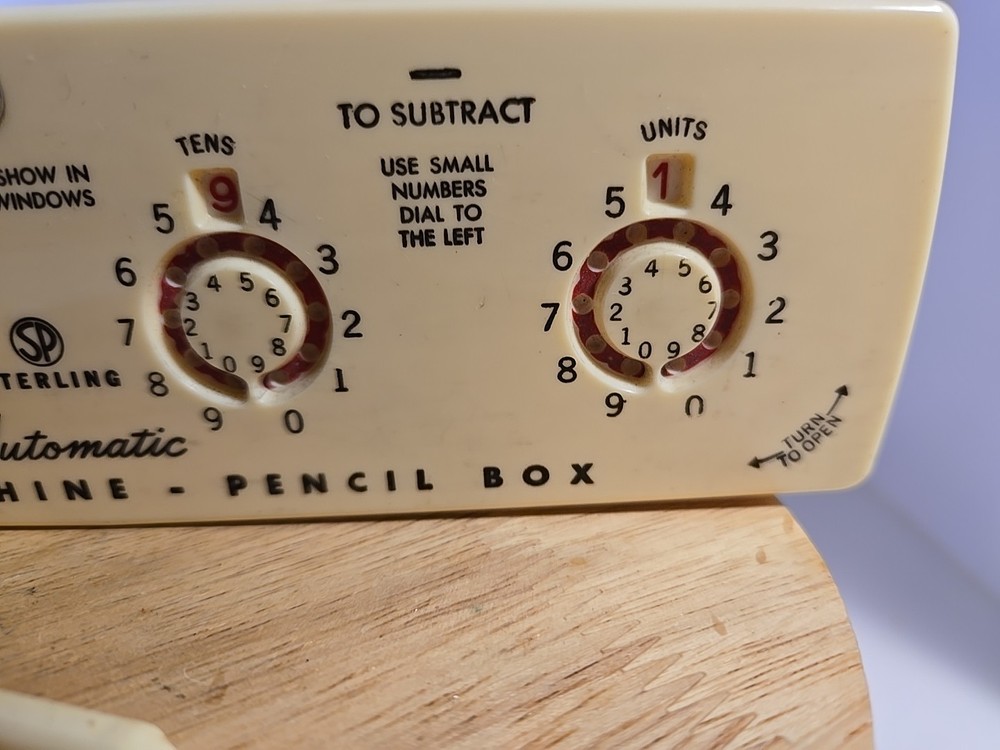 Vintage 1960s Sterling No. 566 Automatic Adding Machine