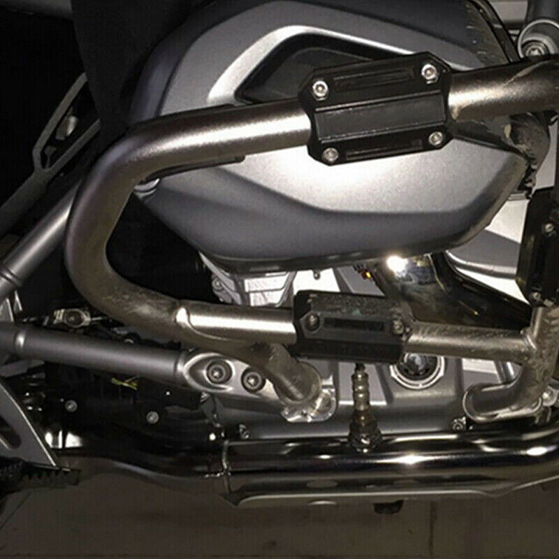 Universal Motorcycle 25mm Engine Crash Bar Protector Bumper Block Plastic