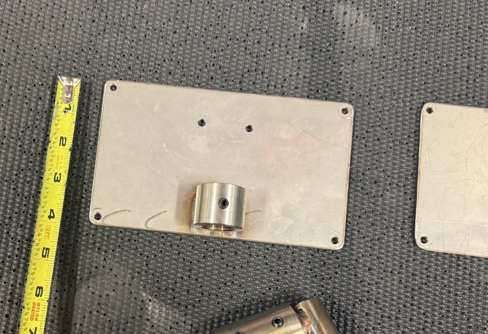 PAIR CUSTOM STAINLESS STEEL SPEAKER MOUNTS