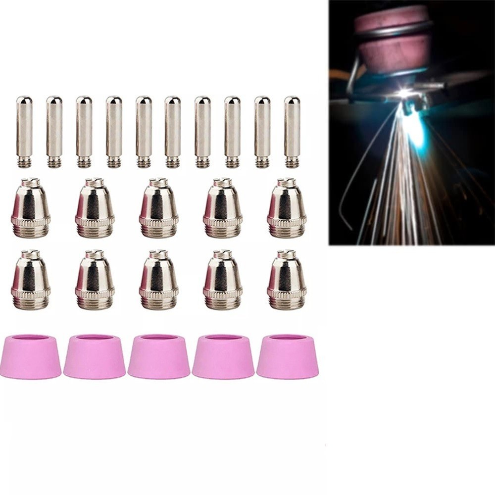 Plasma Cutter Accessory Set 25PCS for Model For 58605 with Essential Components