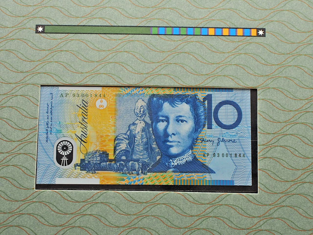 1993 $10 Dame Mary Gilmore Note – 80th Anniv Fed Currency Ltd Ed Folder