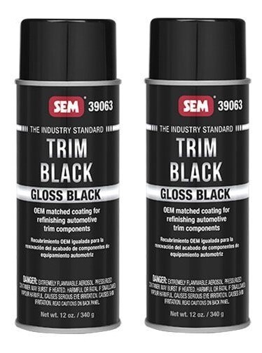 SEM Paints Trim Black  Gloss Trim Black (2 Pack)