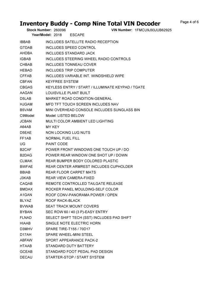 ESCAPE 2018 AC Condenser 965440