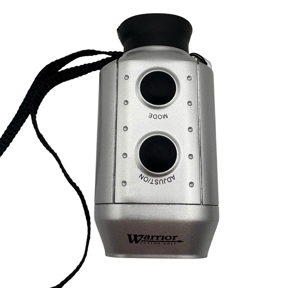 Warrior Custom Golf 7x18 Rangefinder Monocular Distance Scope with Case Silver