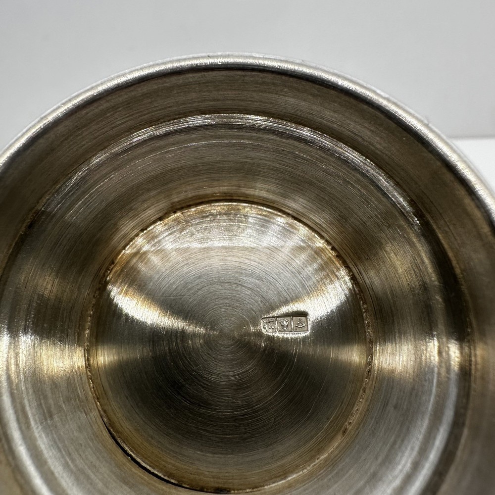 Solid Silver Egyptian Christening 116grams Cup . Great Condition Hallmarked