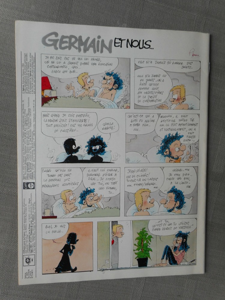 Spirou Weekly No. 2425 1984 Good Condition Complete