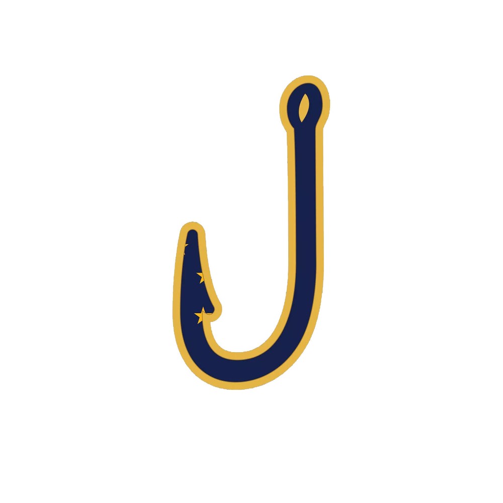 Alaska Fish Hook Sticker