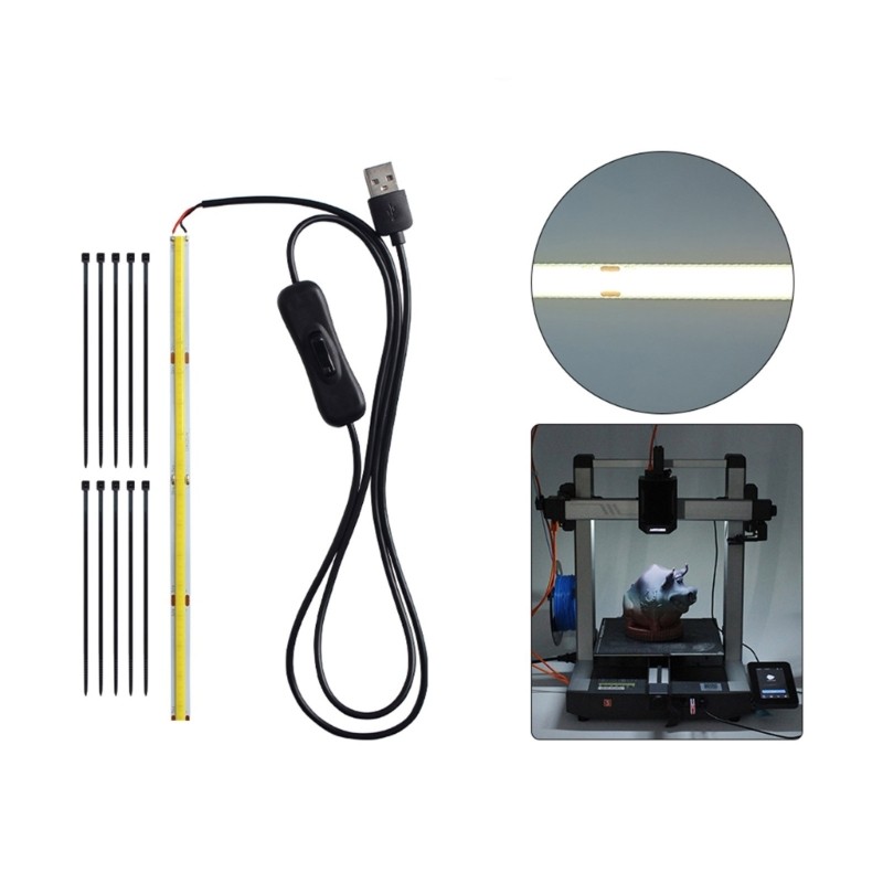 3D Printer Led Lighting For 3D Printer USB LED Light Easy Installation 20CM