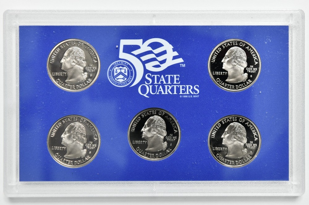 2003 State Quarter Proof Set w/ Box & COA