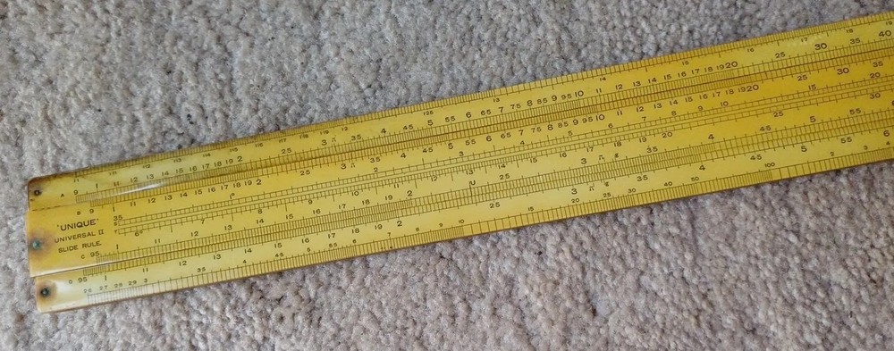 Rare Vintage Unique Universal Slide Rule