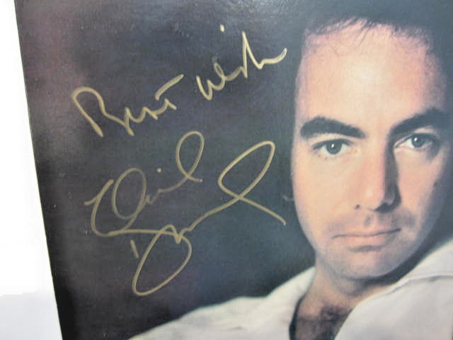 NEIL DIAMOND-SIGNED- "SEPTEMBER MORN" LP VINYL- AUTHENTICATED HOLOGRAM AND CERT