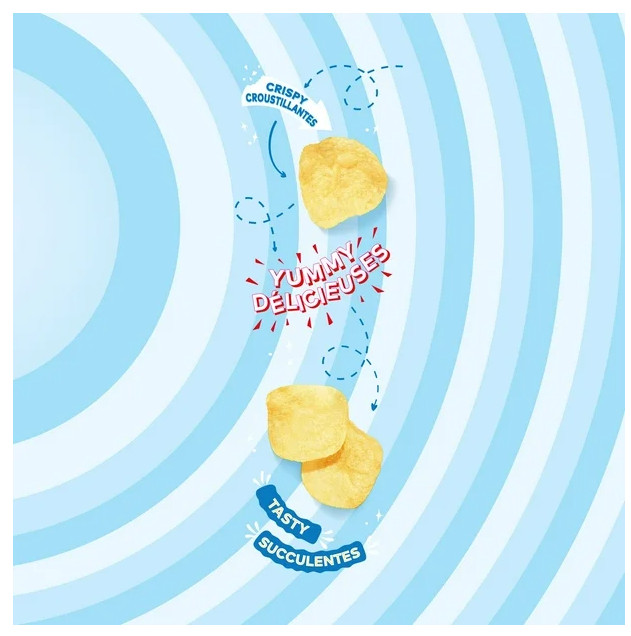 Lay's Lightly Salted Potato Chips, 235g (2 Pack)