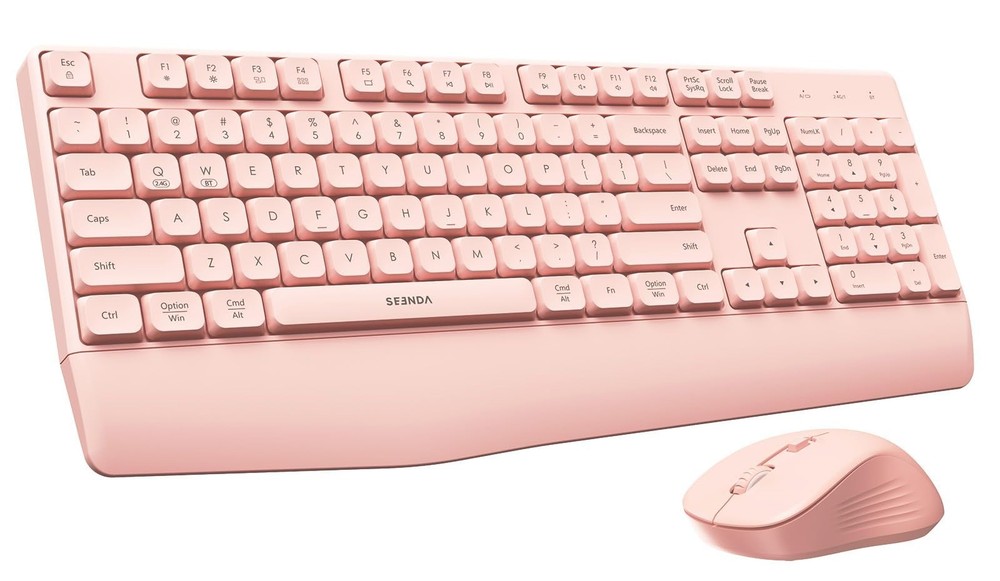 Seenda COE200 Wireless & Bluetooth Keyboard & Mouse USB+Bluetooth Multi-Device