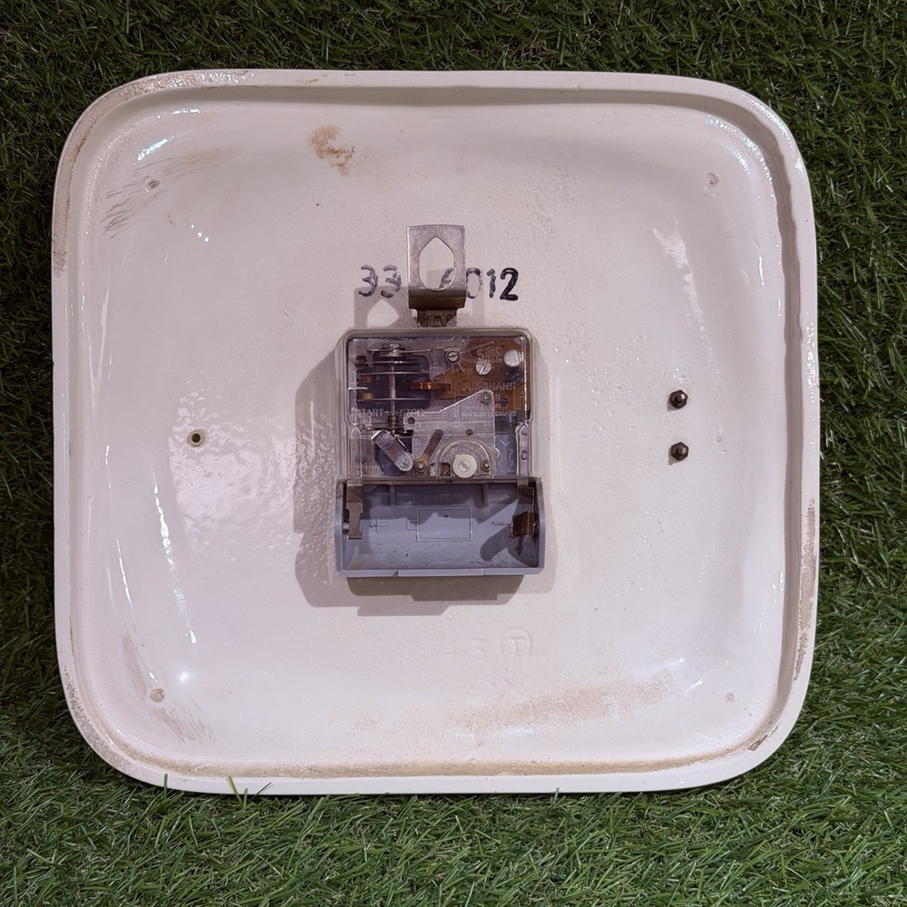 Junghans Vintage Retro Square Kitchen Ceramic German Wall Clock / Working