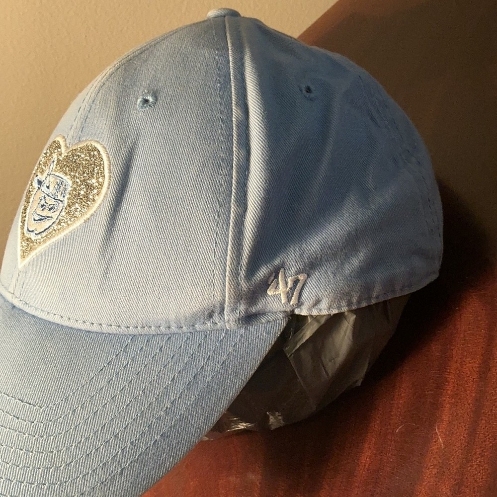 Youth Light Blue Heart Logo Cap with Adjustable Strap