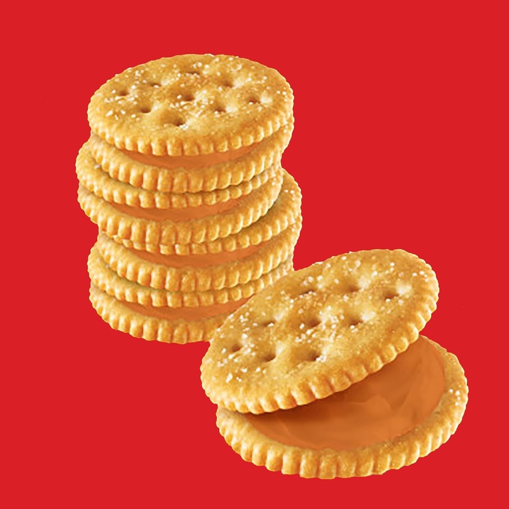 RITZ Peanut Butter Sandwich Crackers, 20 Snack Packs, 6 Crackers per Pack