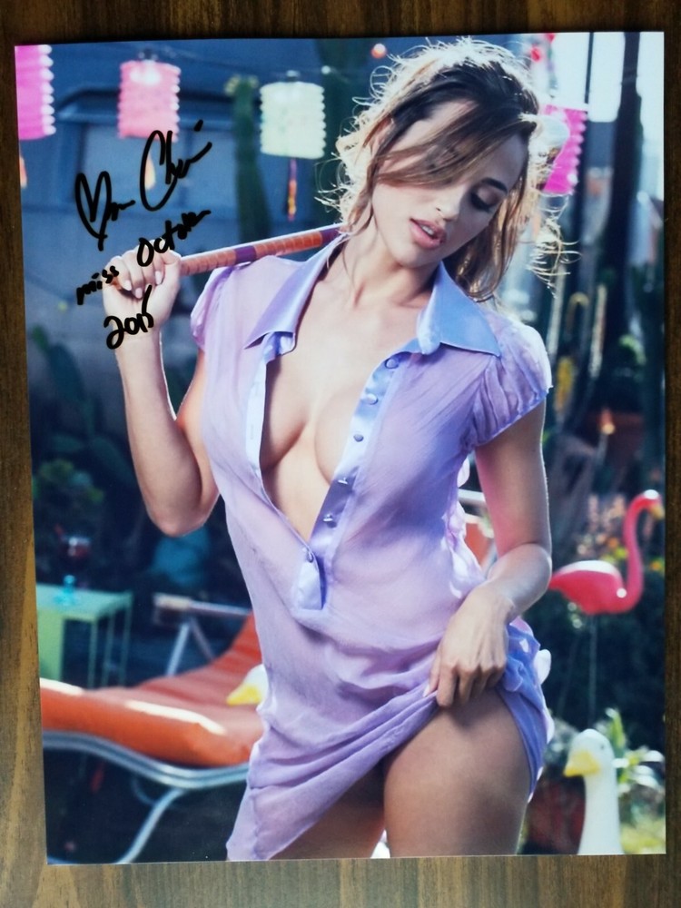 Anna Cheri Authentic Signed Autographed 8.5 x 11 Photograph Playboy