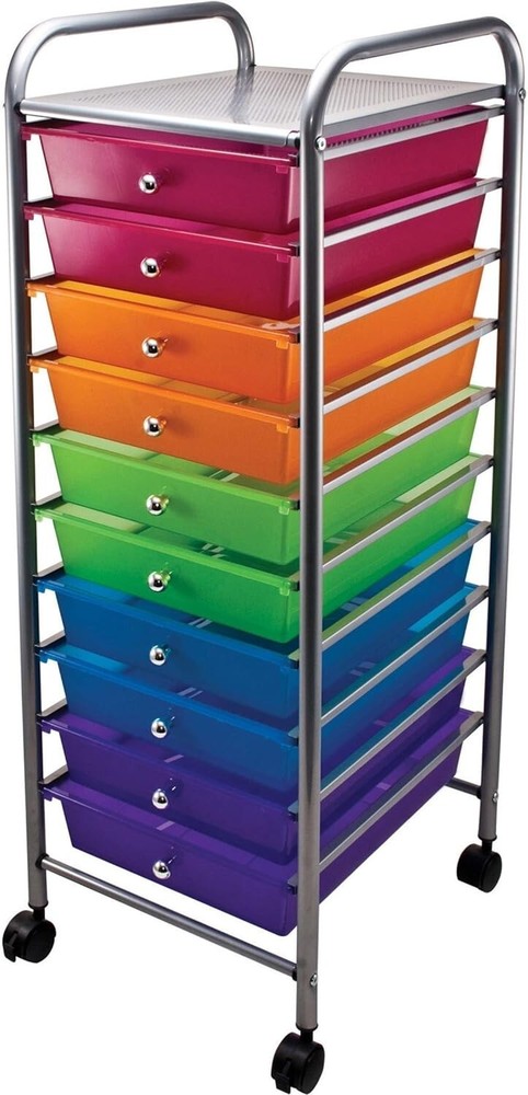 Advantus, AVT34004, 10-Drawer Organizer, 1 Each, Multi