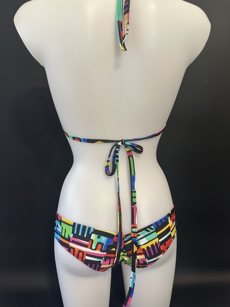 Exotic Dancer Tri Top And Scrunch Butt Booty Short Set