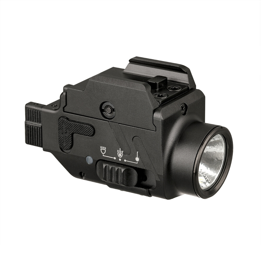 Trustfire Tactical Weapon Light Rail Mounted Pistol light Green Laser Flashlight