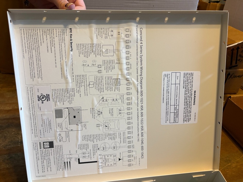 GE Interlogix Concord 4 80-966-4 Security Control Panel