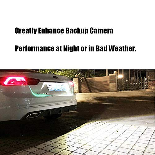 Auxiliary Back Up Parking Reverse Light LED Bulb, Mini Universal Anti Black