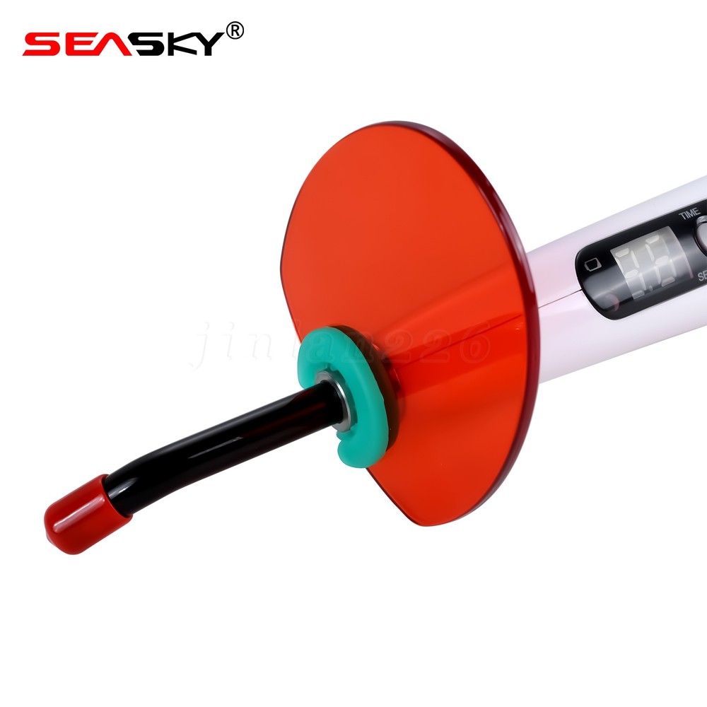 Dental Wireless LED B Curing Light Lamp 1500mW/cm²